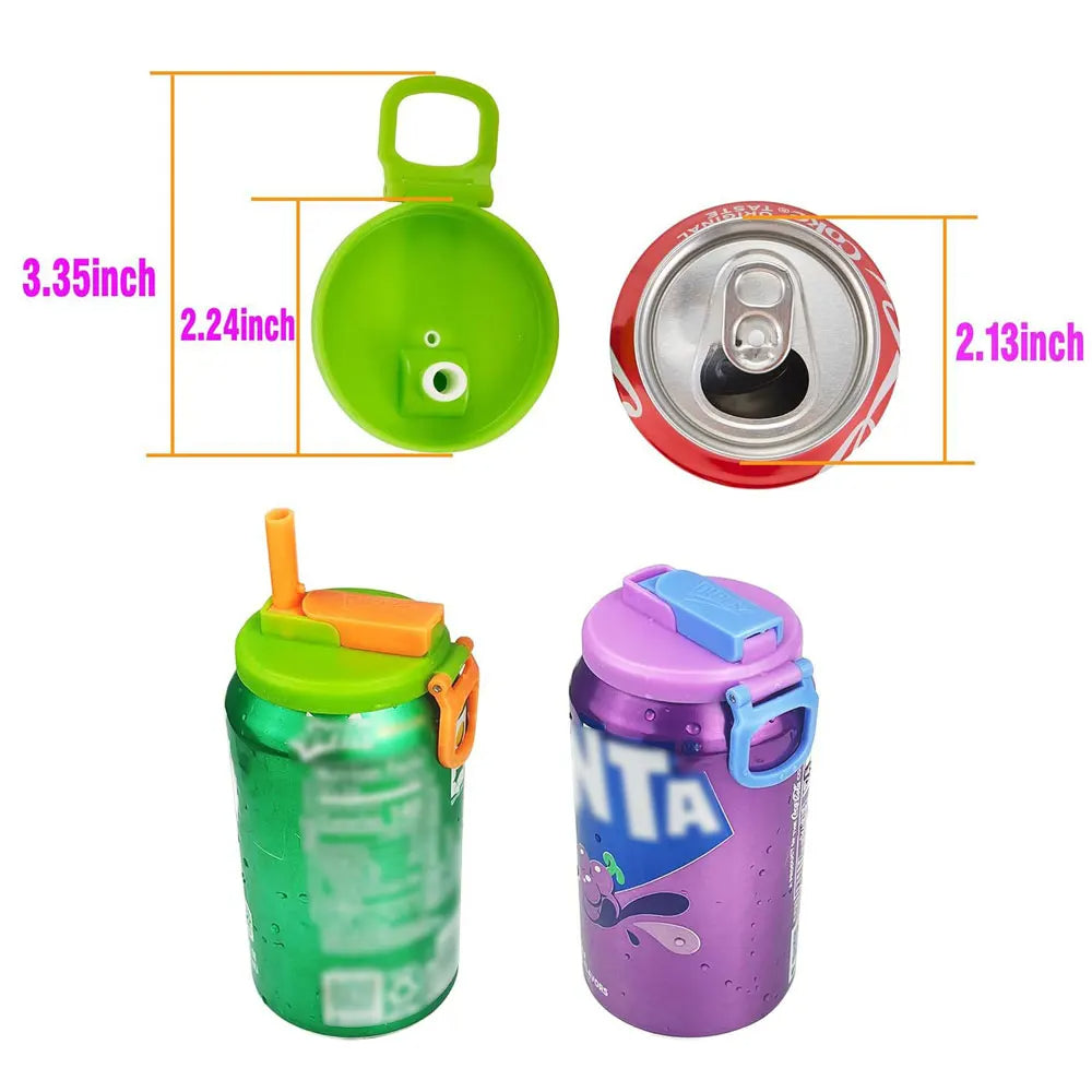 How To Use Soda Lid Cover With Straw